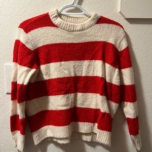 Red and White sweatshirt
